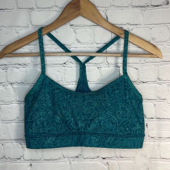 lululemon athletica Other - Lululemon Flow Y Bra IV Foli Manifesto Bali Breeze Tofino Teal size 8